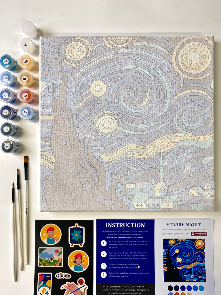 Paint By Number - Starry Night