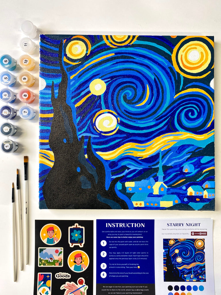 Paint By Number - Starry Night