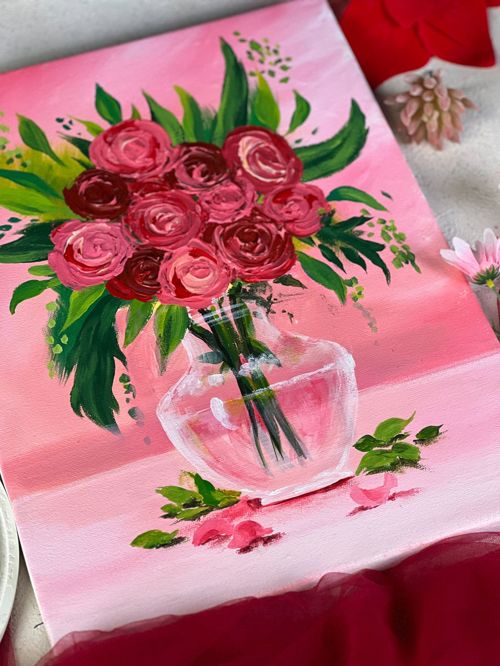 PINK FLOWER BOUQUET (Saturday 8 March 2025 - 2.00 PM)